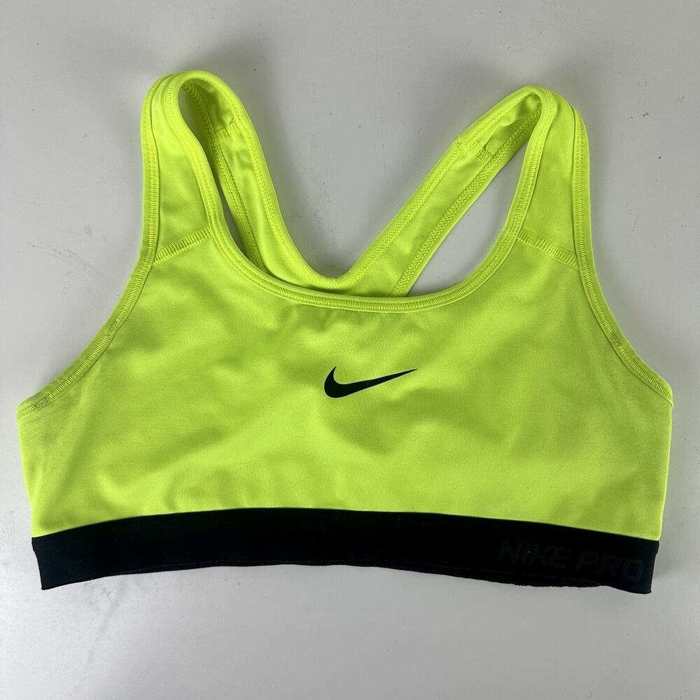 Women’s Nike Pro High Vis Sports Bra Training Bra Size M